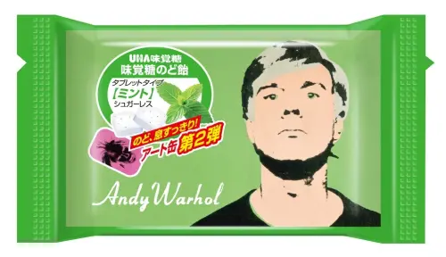 UHA味覚糖　アンディ・ウォーホール　アートコレクション　24種類 UHA味覚糖がアンディ・ウォーホルとのタイアップ商品第3弾を発売