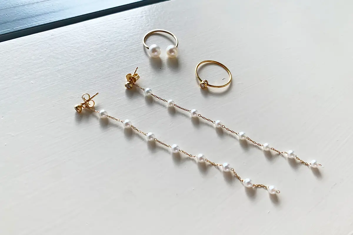 【and30】MIZUKI　ピアス and30】MIZUKI ピアス MIZUKI Pearl Clip Earrings New Release