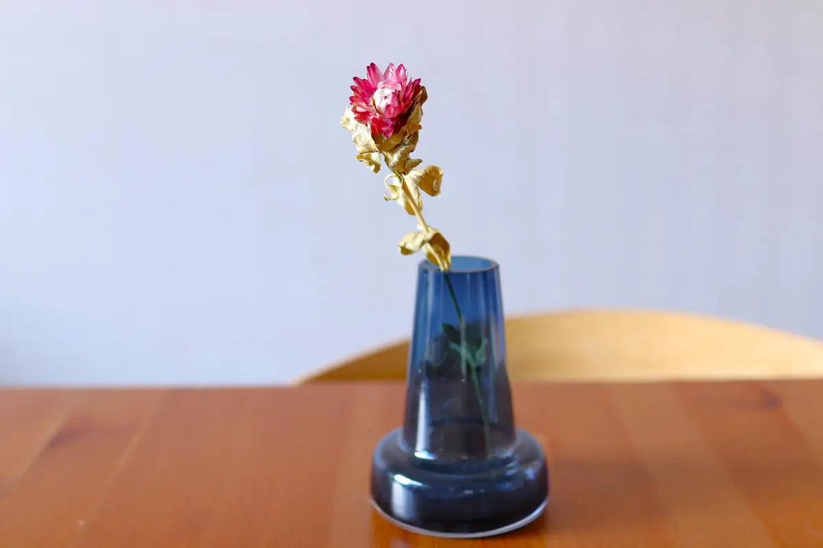 ドライフラワー♡ガーランド♡ボリュームいっぱい水色【220】 ドライフラワー・ガーランド．ボリュームいっぱい水色【220】