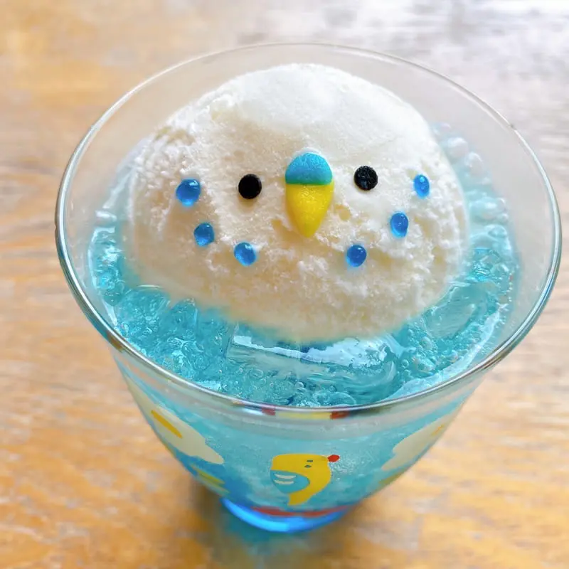 心斎橋限定！小鳥と触れ合える「ことりカフェ」の可愛い夏メニューが