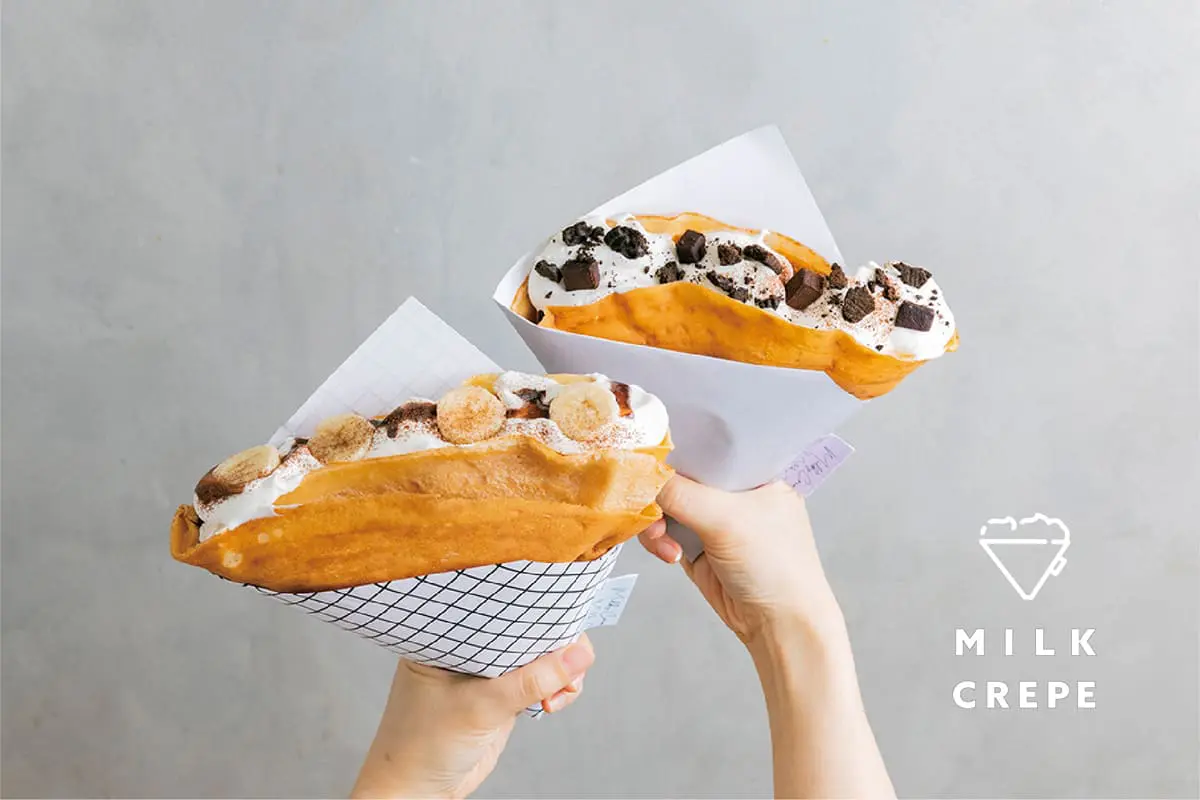 大阪枚方】新感覚クレープ登場！ふわふわミルククリーム＆パリパリ生地