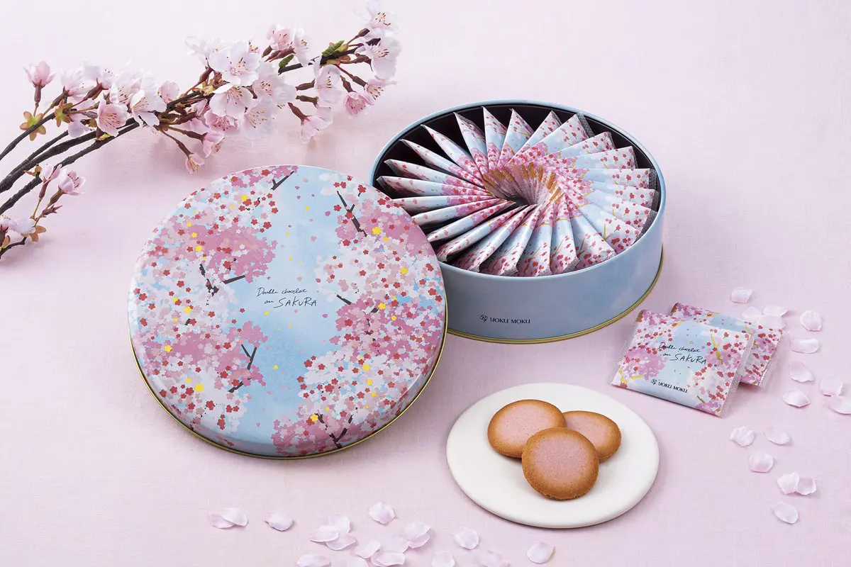 大阪にも！「ヨックモック」からお花見気分が味わえる桜風味クッキー