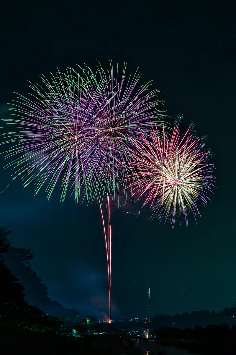 三田祭り 2023 花火