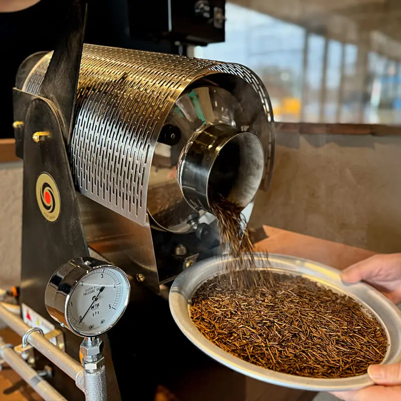 ほうじ茶焙煎機 滋賀】甲賀の日本茶カフェでスタート！ほうじ茶のオーダーメイド焙煎