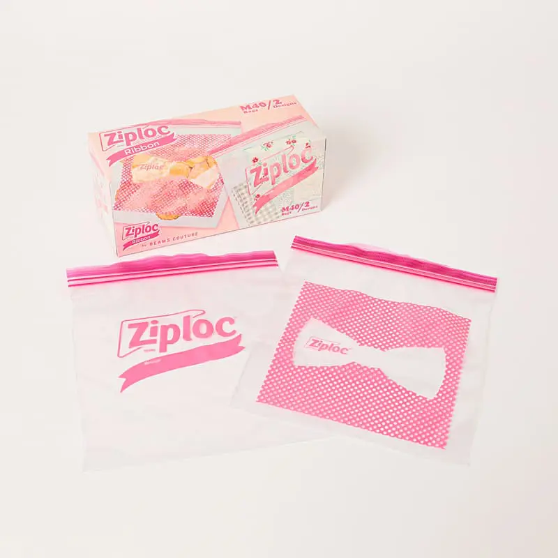 梅田でも！ビームスでリボンデザインの「Ziploc（R）」を先行販売