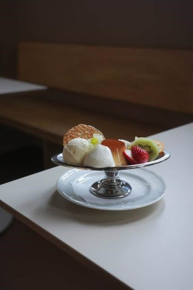 エンフューズ大阪のプリンアラモード