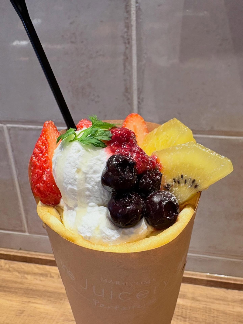 マルトメザジューサリーのクレープ