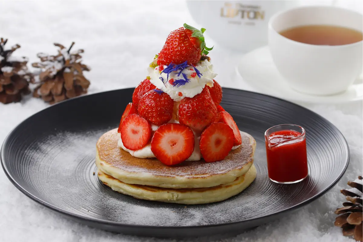 京都の紅茶専門店であまおう苺フェア開催！贅沢パフェやパンケーキも
