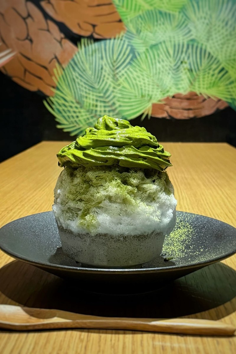 えんとつキョートの抹茶かき氷
