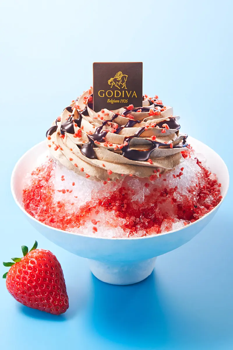 梅田】ゴディバの贅沢かき氷！チョコエスプーマ×いちごが夏限定で登場