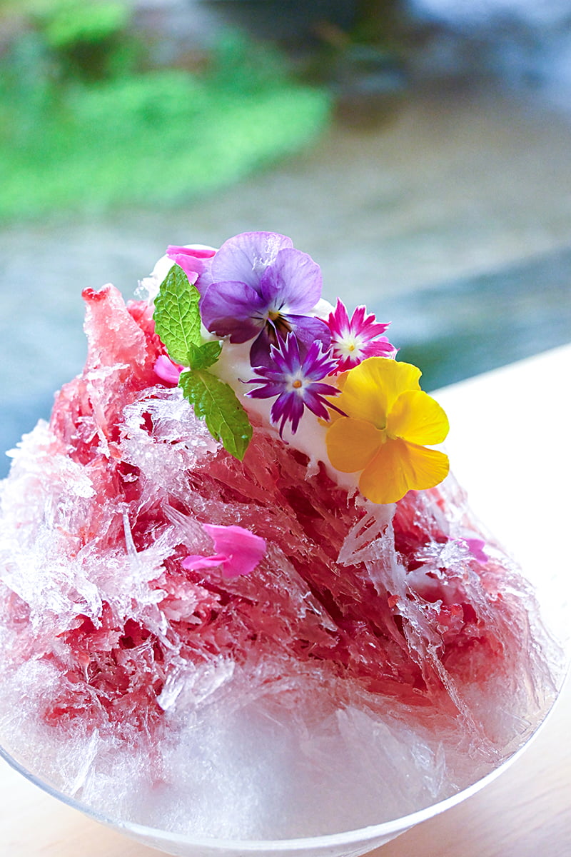 花のすもものかき氷
