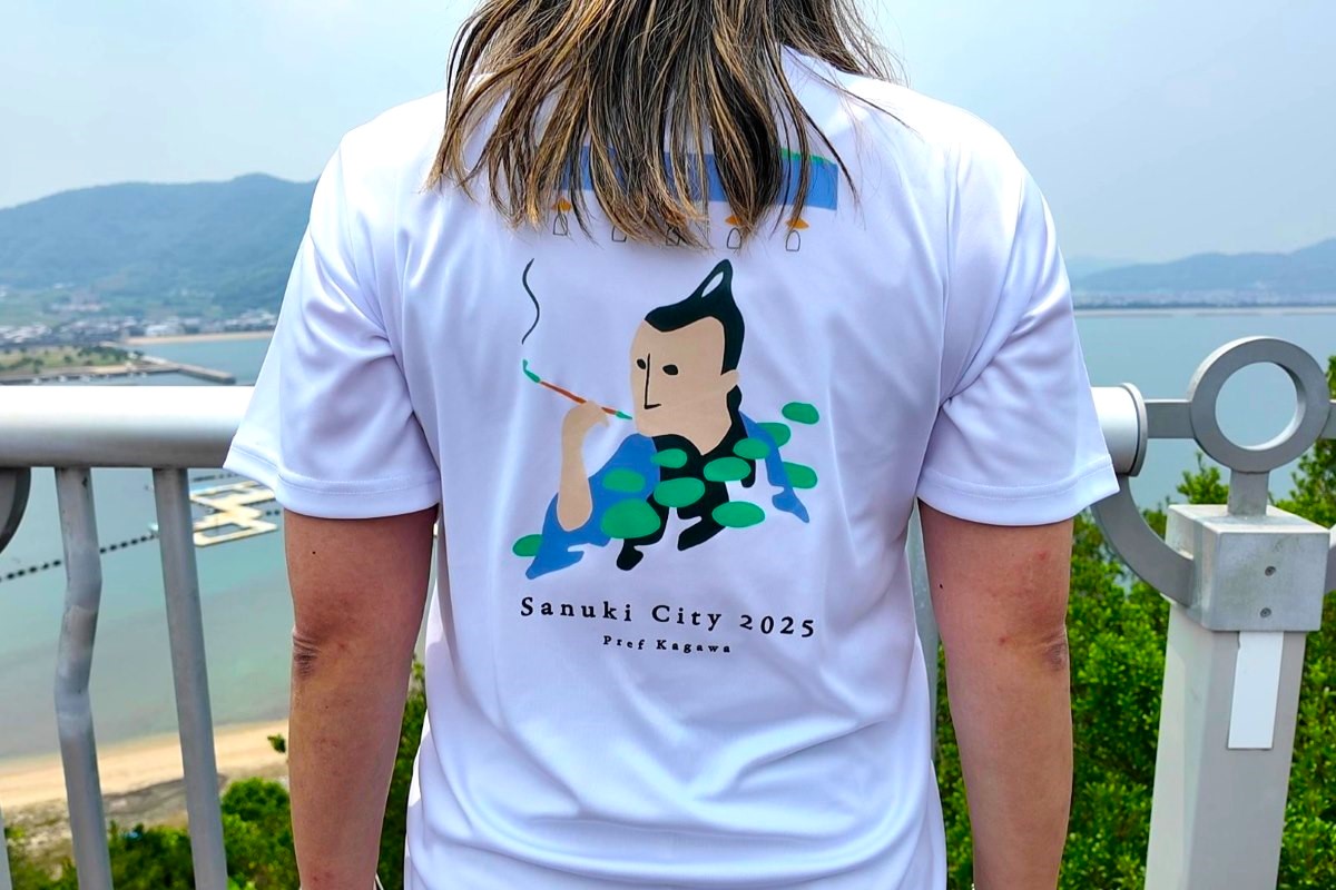 香川県さぬき市の観光PR Tシャツ