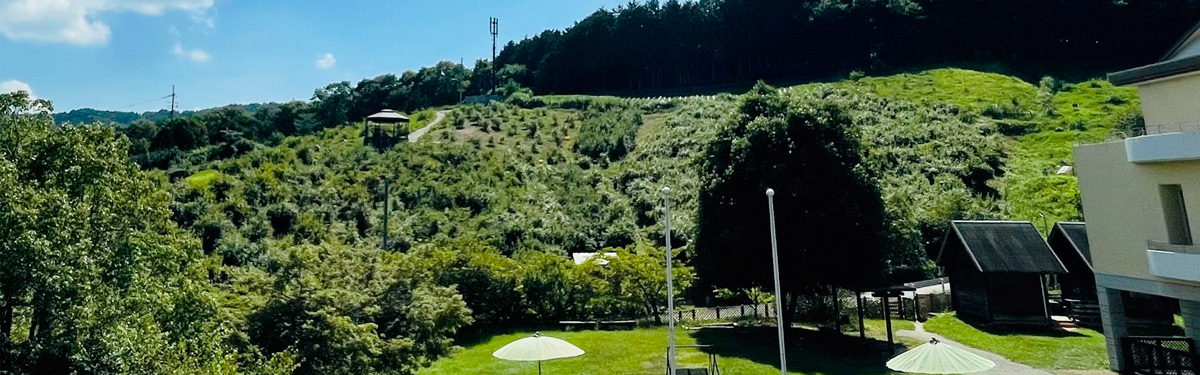 あおはにブルーベリー園の風景