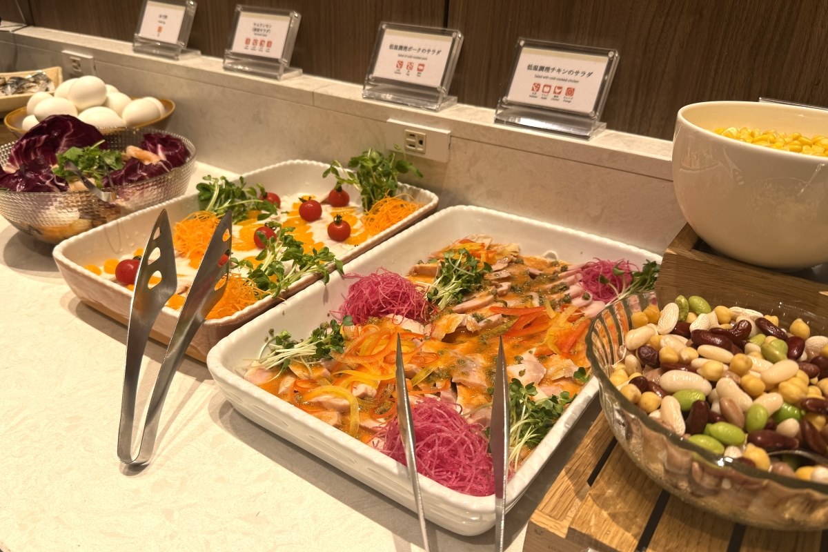 ホテルエルシエント大阪梅田の朝食ビュッフェ