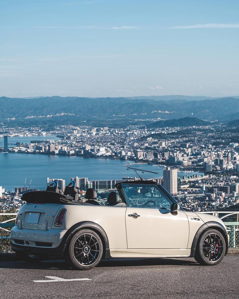 比叡山ドライブウェイと車