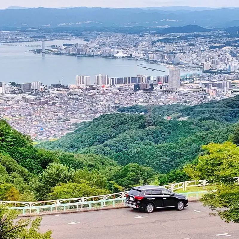 比叡山ドライブウェイからの景色