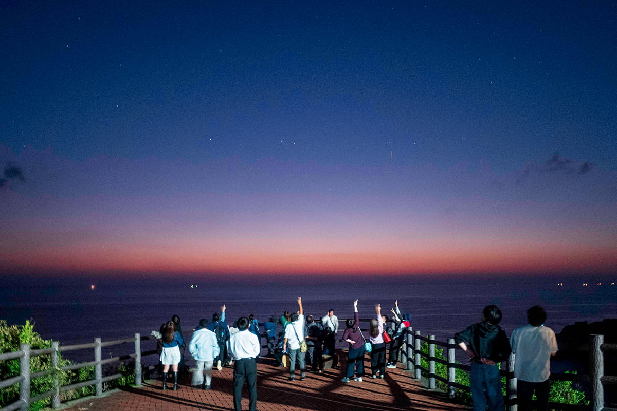 三段壁で星空を観察しよう