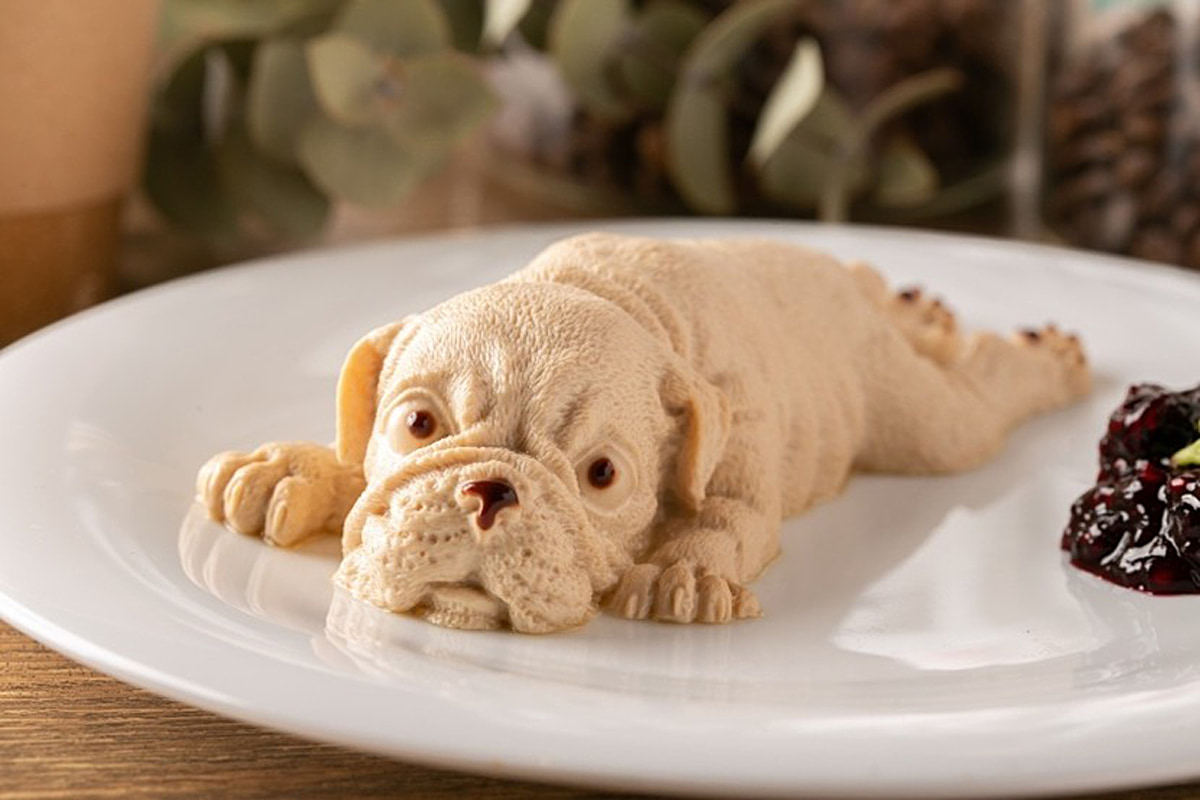 【なんば】期間限定！リアルすぎる子犬のパンナコッタ「ワンナコッタ」登場