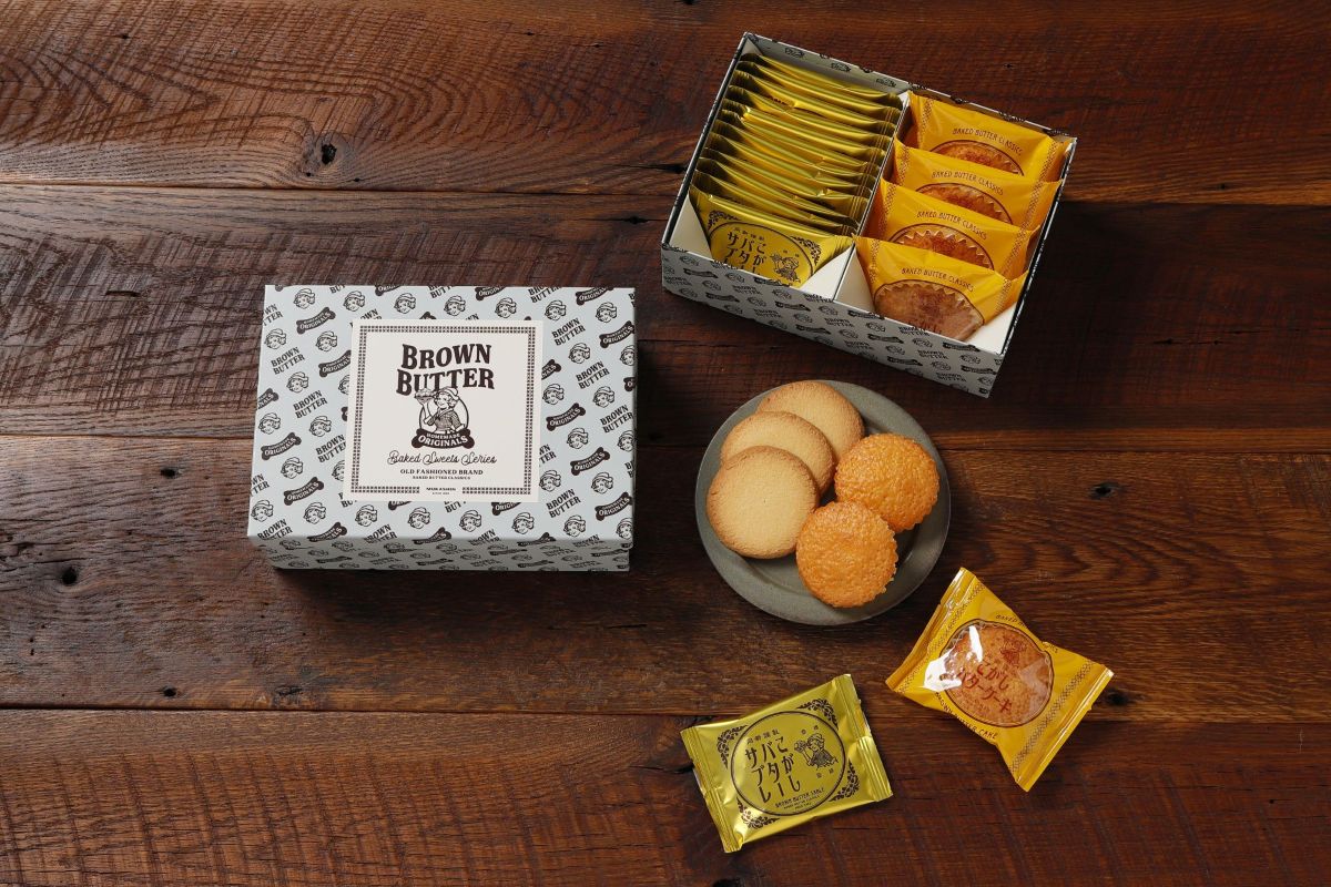 ムカシンのこがしバターケーキとサブレの詰め合わせ