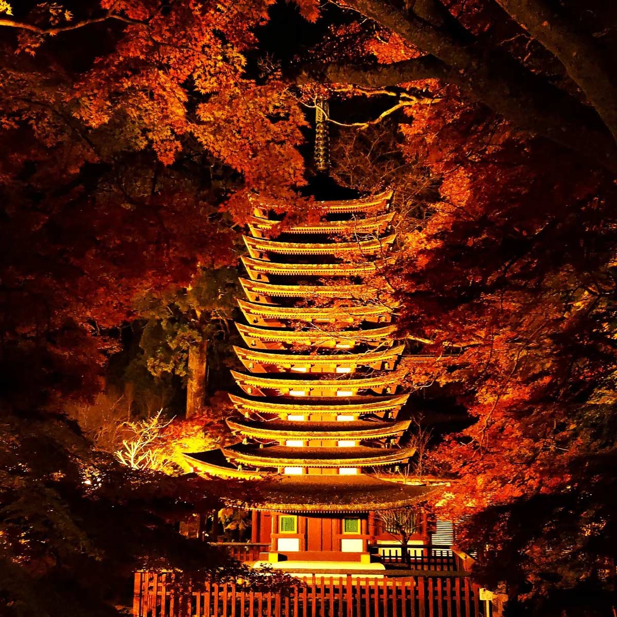 談山神社の紅葉