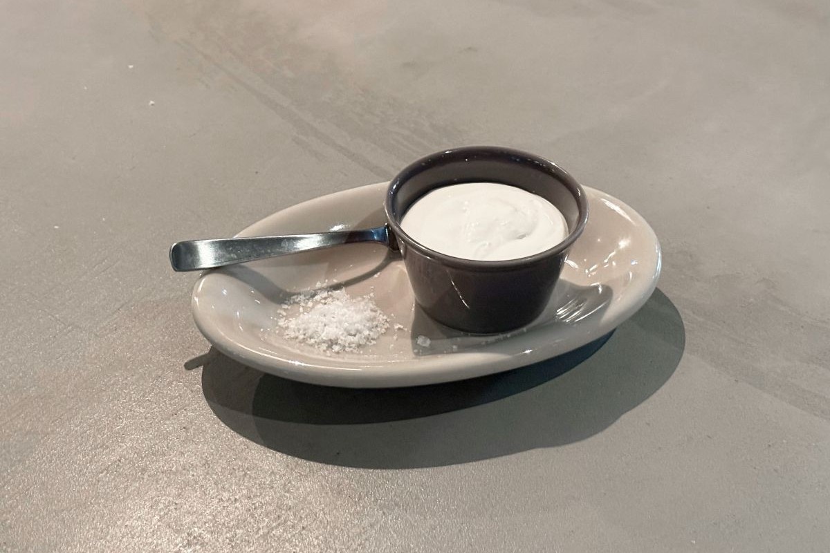 ビストロアンリアルの塩ホイップ