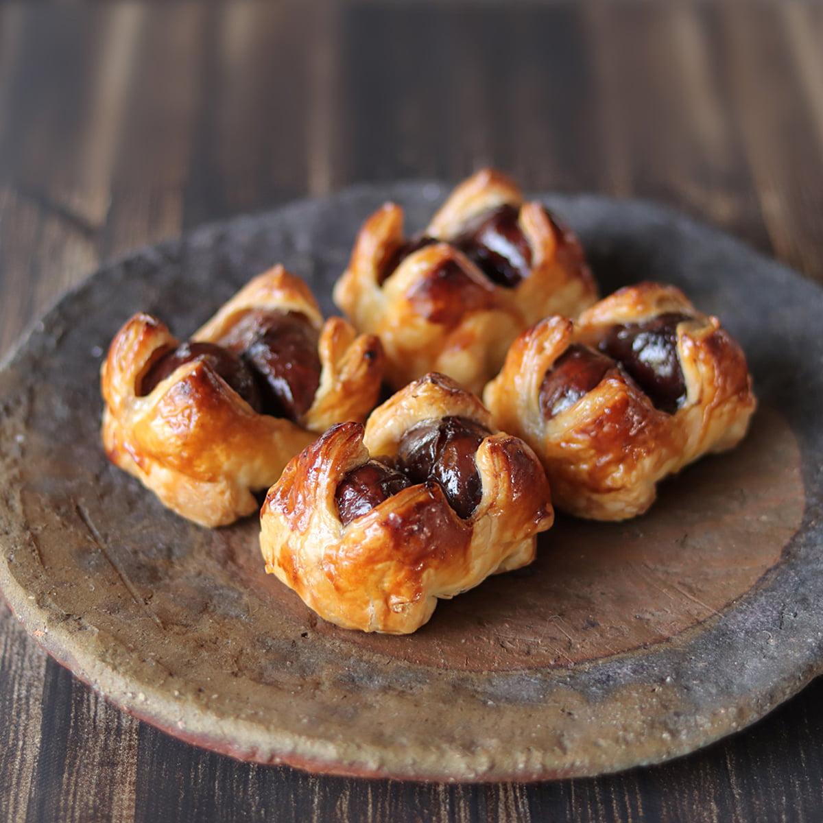 足立音衛門の丹波栗のパイ