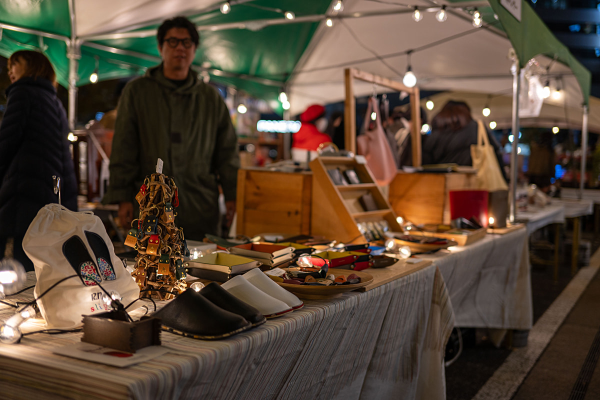 マーケットの様子