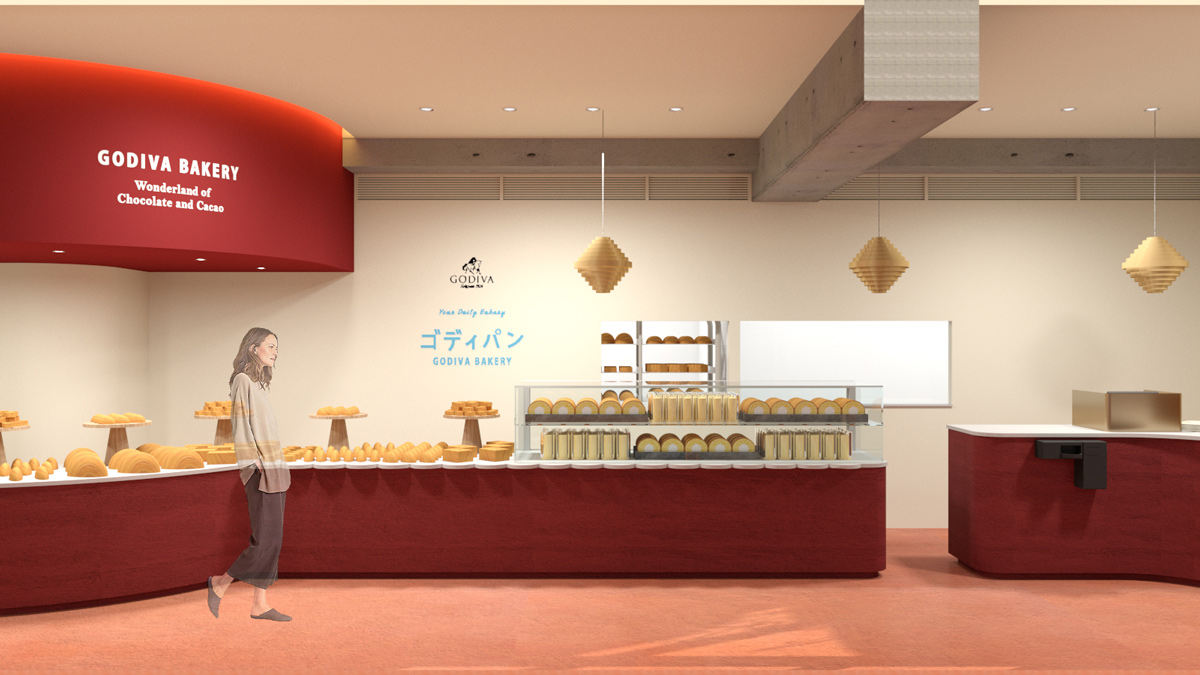 ゴディパン京都四条店の内観