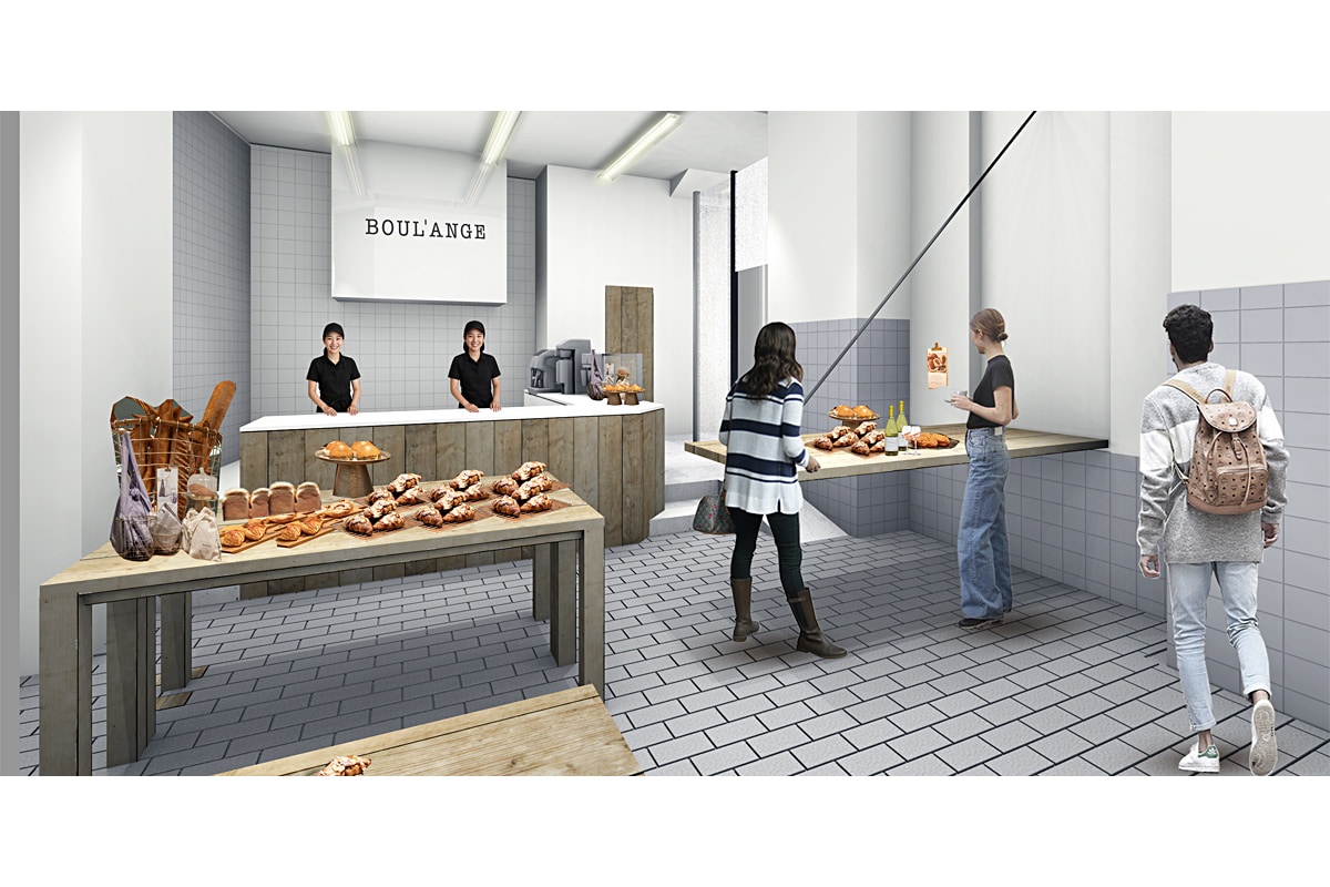 ブールアンジュ大阪梅田店の店内