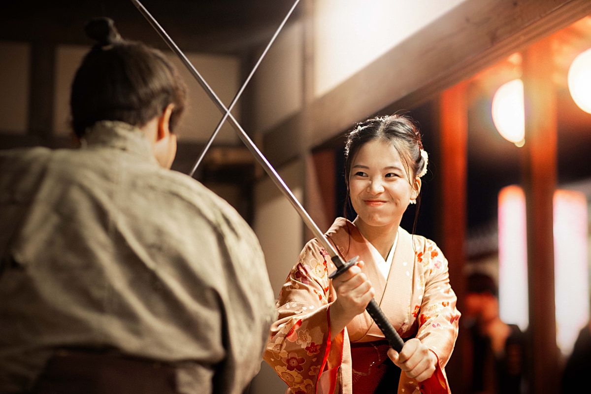 江戸の町での没入体験