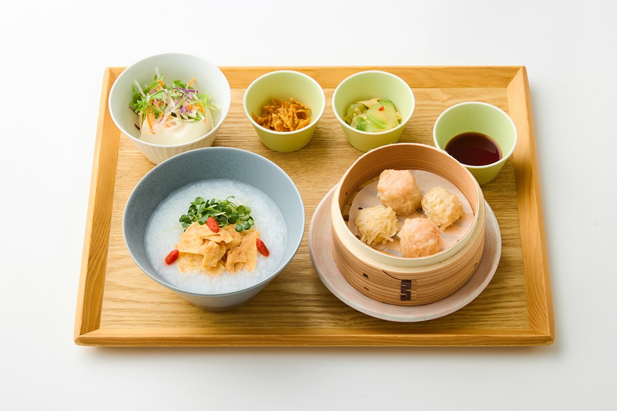 茶青花阪急三番街店の蒸し点心セット