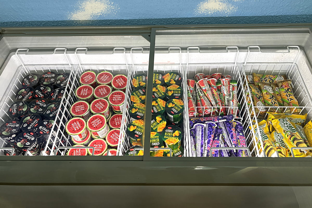 韓国のアイスクリーム