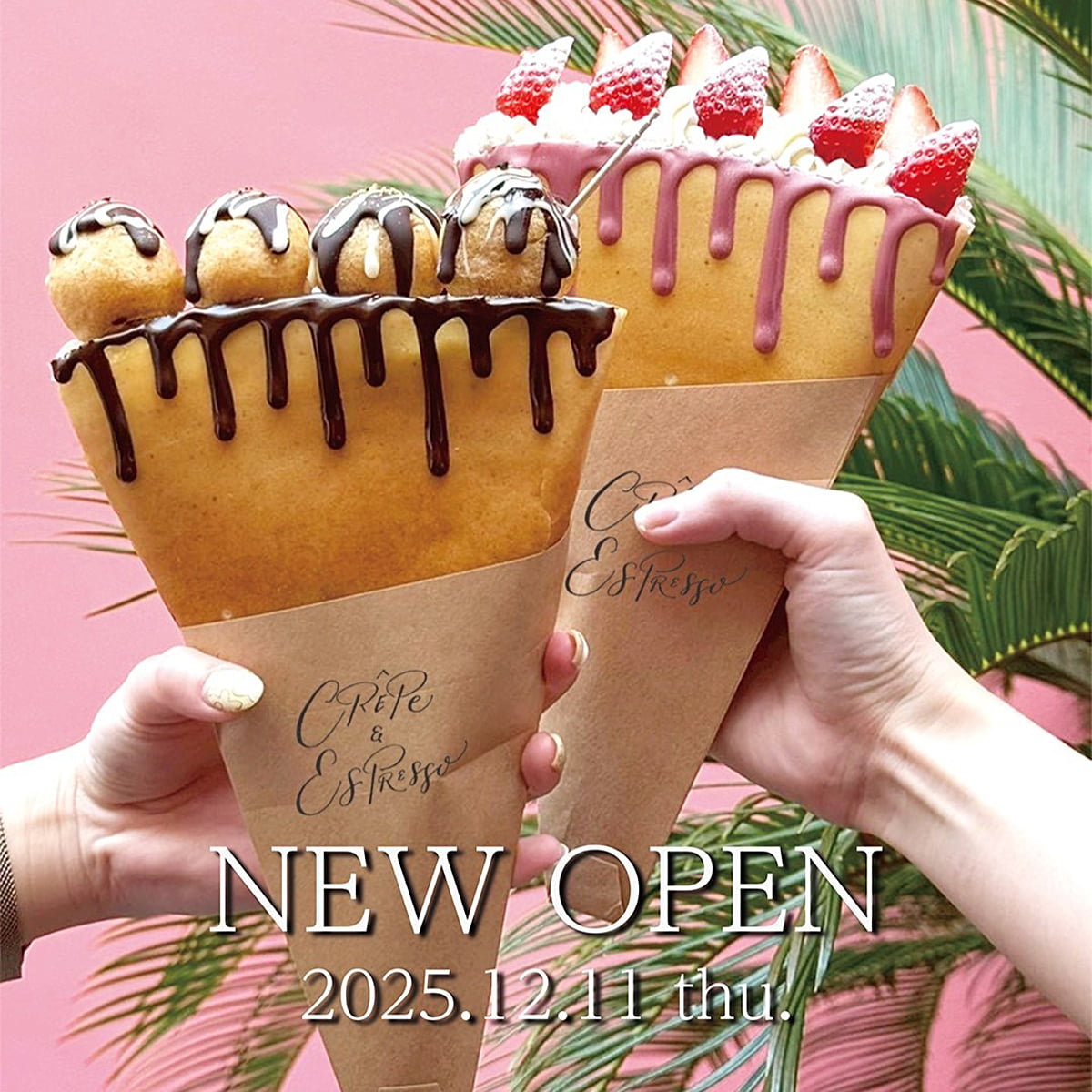 たこやきちゃうでプチシューでクレープと