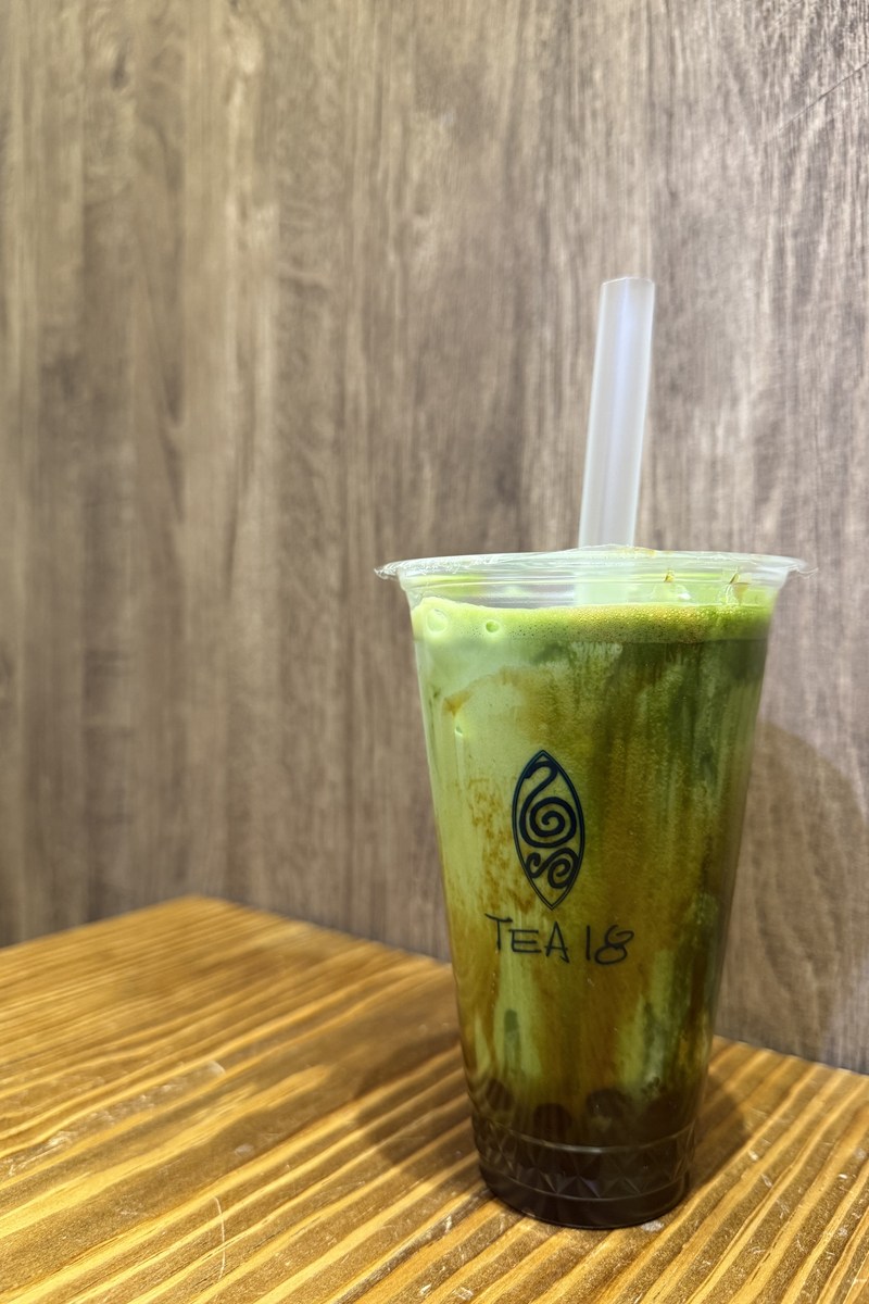 ティーエイティーンディアモール大阪店の抹茶ミルク