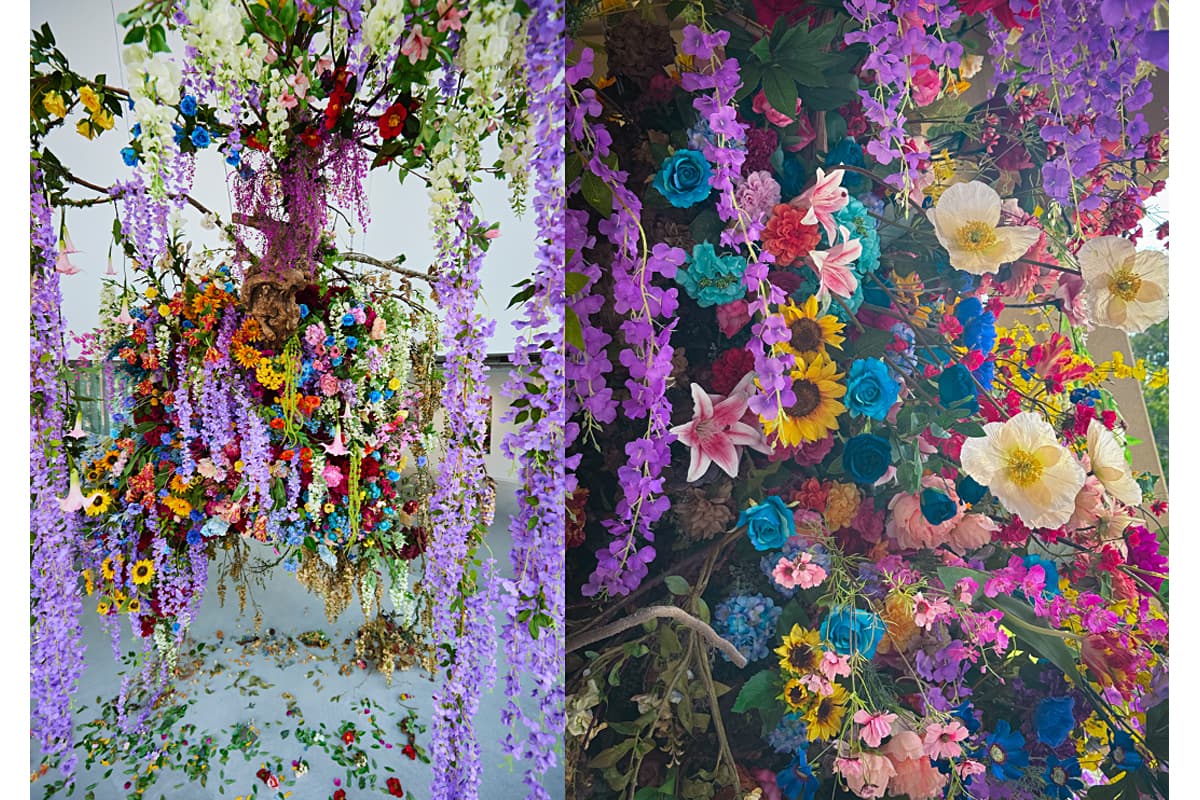 北野天満宮の梅交軒でのアート残照