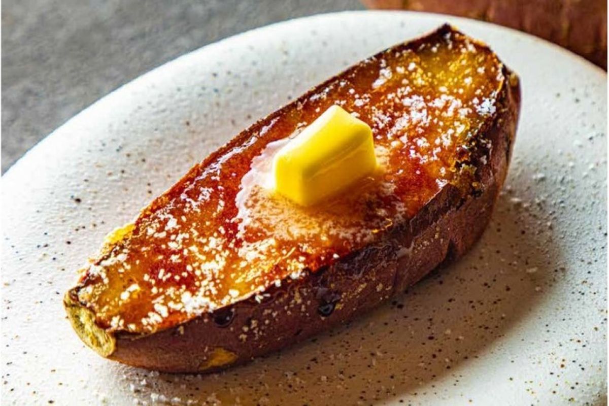 塩バターブリュレ焼き芋