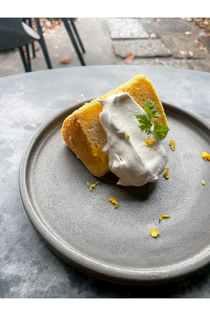 柚子のシフォンケーキ