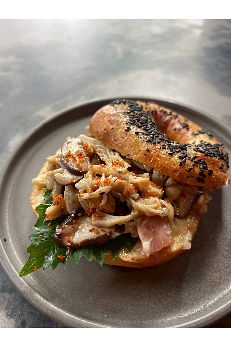 ゆずからりん入り自家製ベーグル