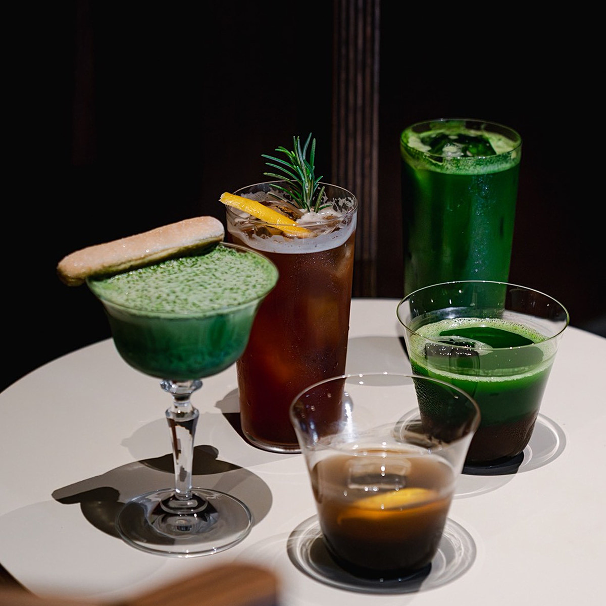 日本茶を使用したドリンク