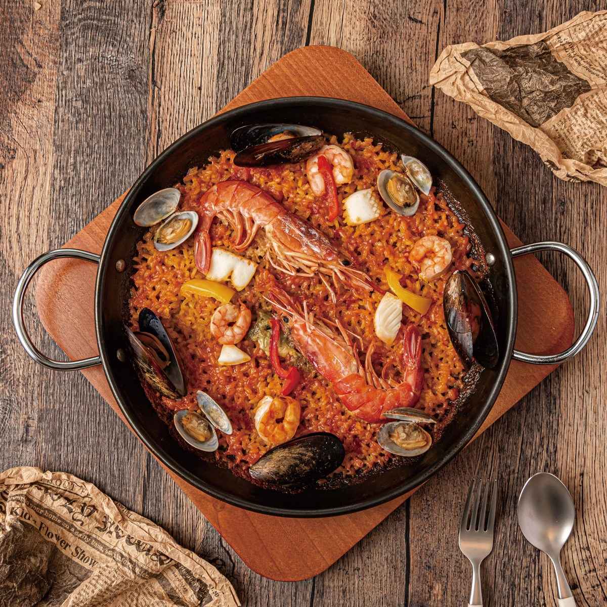 セルベサジャパンルクア大阪のパエリア