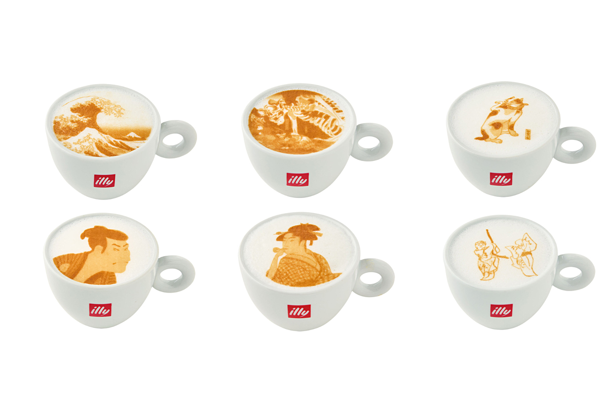 浮世絵アートがラテに！梅田「カフェラボ」に限定コラボ登場