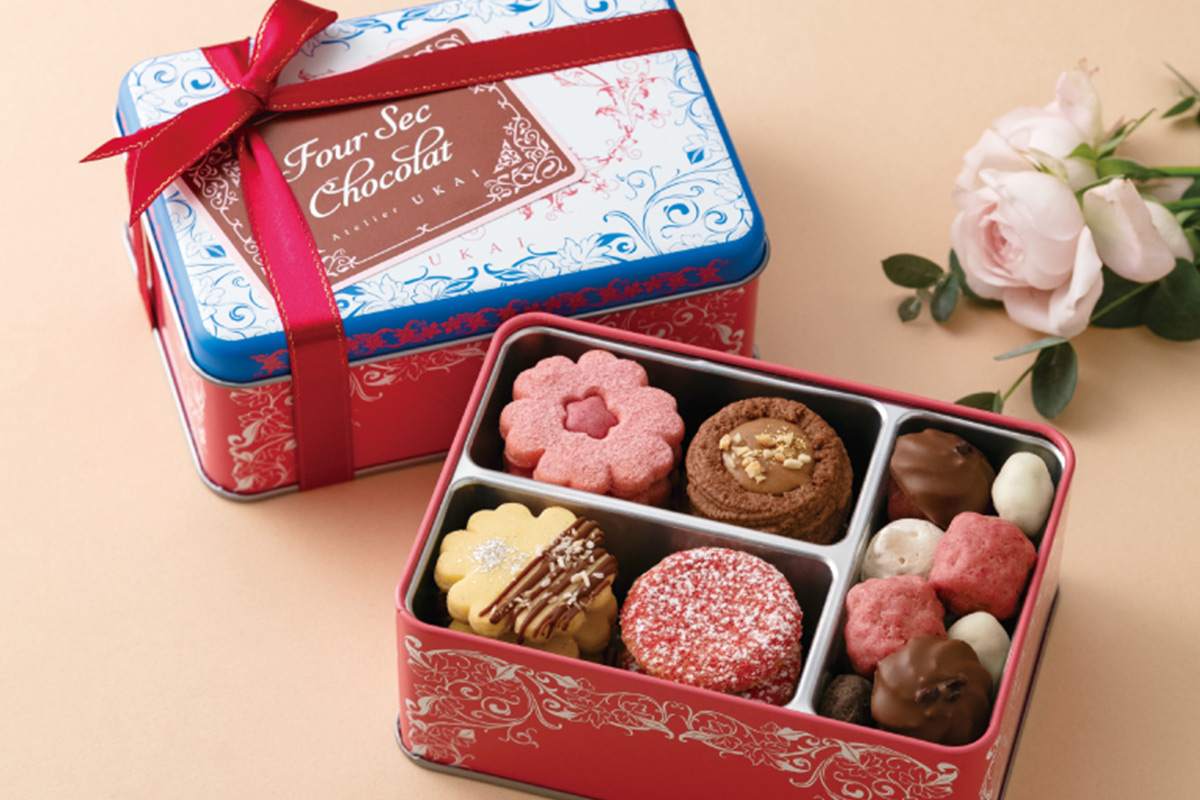 アトリエうかいのフールセックショコラ小缶