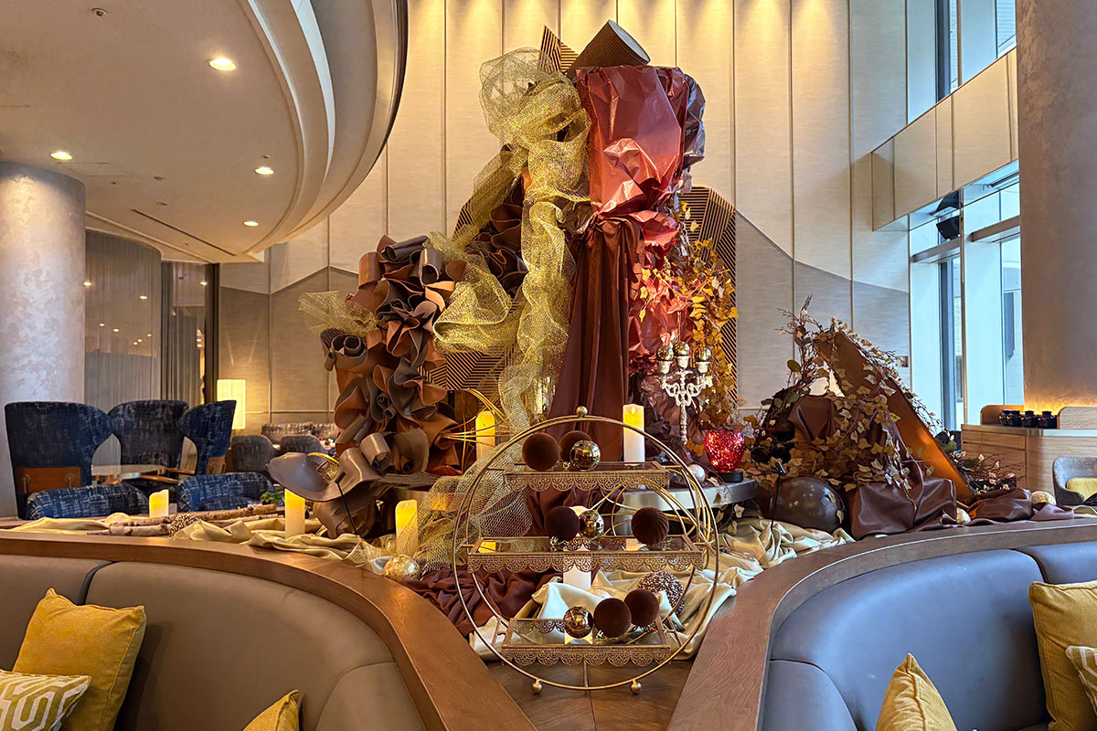 ハーティーアフタヌーンティーの会場装飾