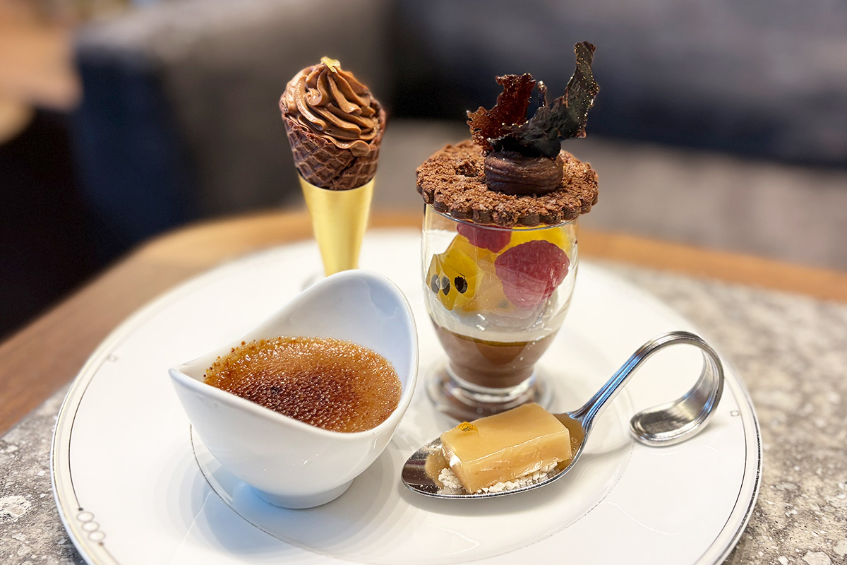 リンツチョコを使ったアフタヌーンティースイーツ