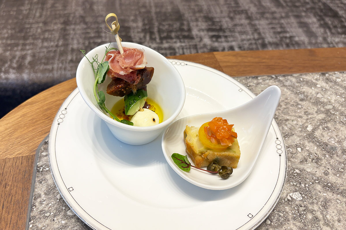 リンツチョコを使ったアフタヌーンティーのセイヴォリー