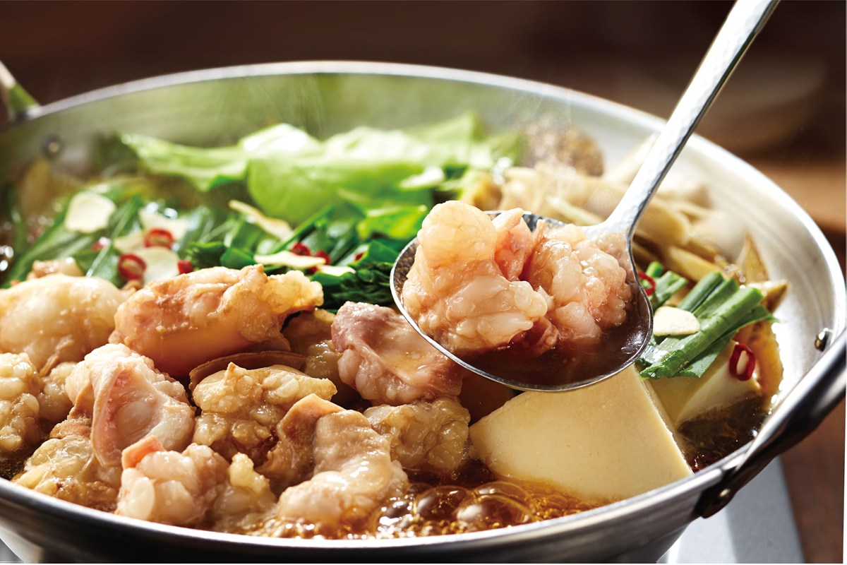 博多もつ鍋やまや梅田店のもつ鍋