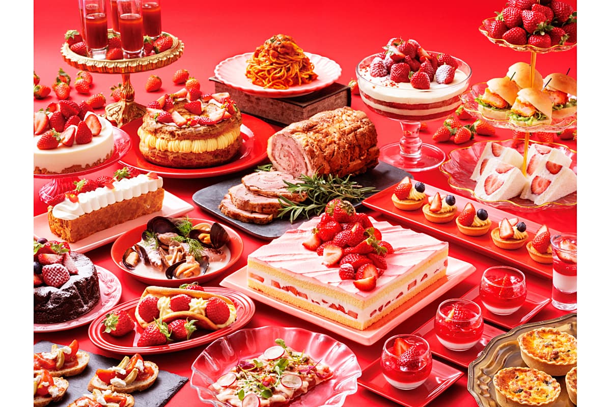 リーガロイヤルホテル大阪ヴィニェットコレクションのいちごスイーツアンドランチビュッフェ