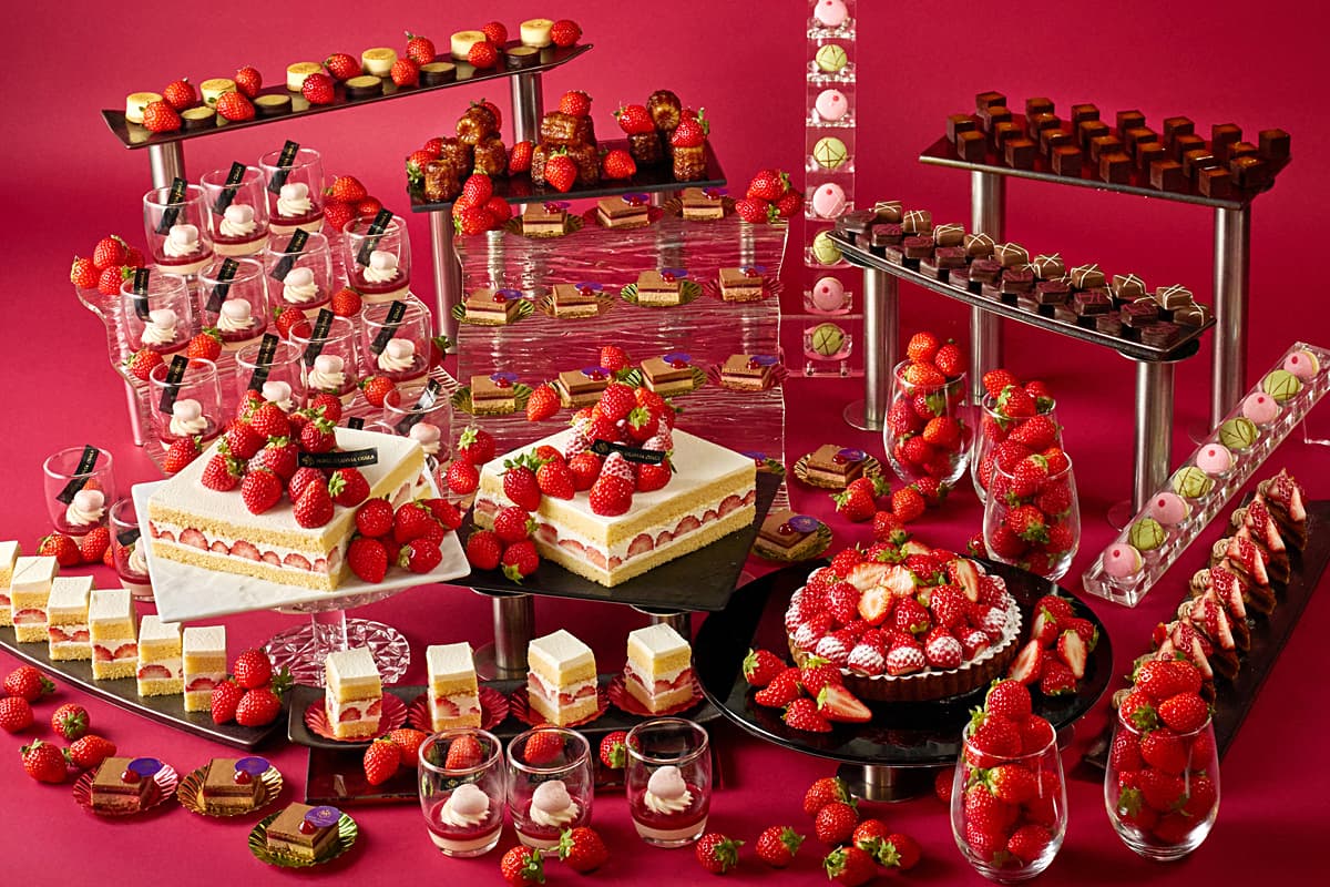 ホテルグランヴィア大阪の駅上ホテルで至福のいちごブッフェ