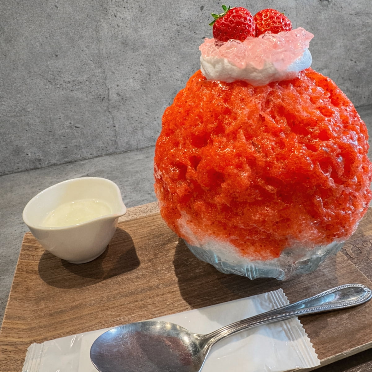 いちごのかき氷