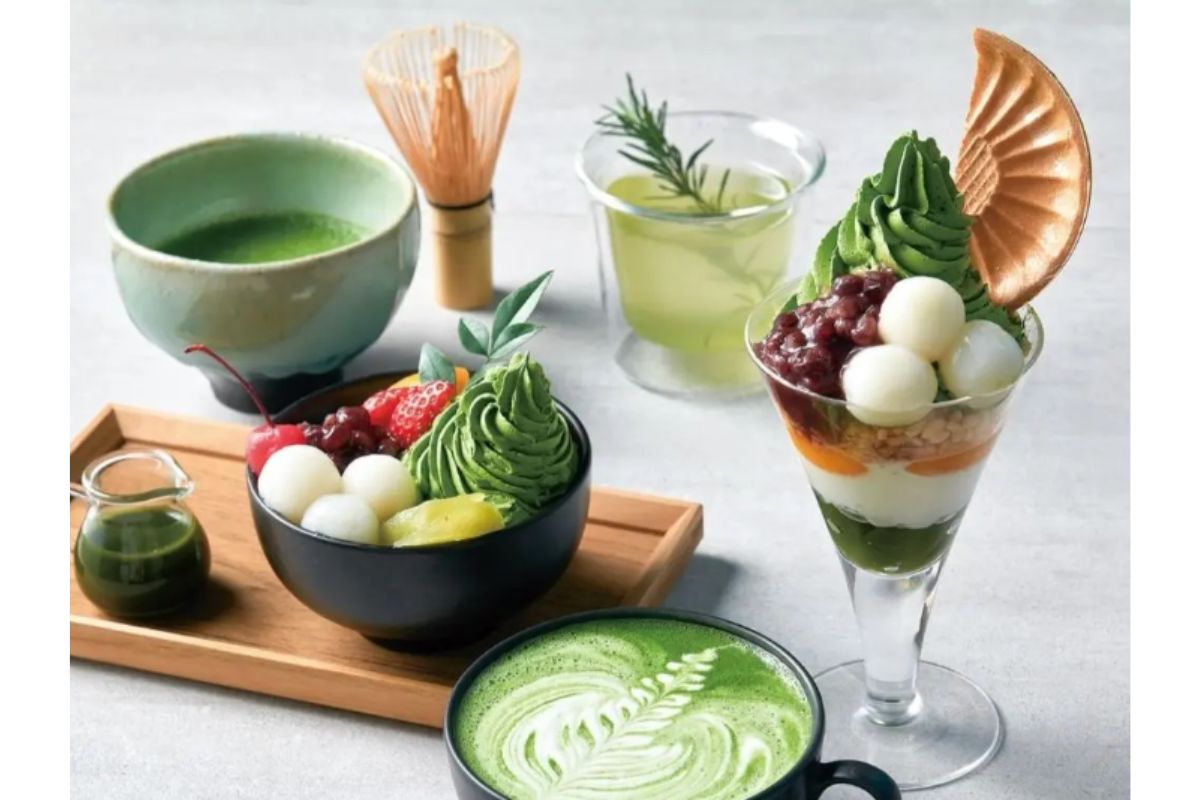 伊右衛門カフェのドリンクやスイーツ